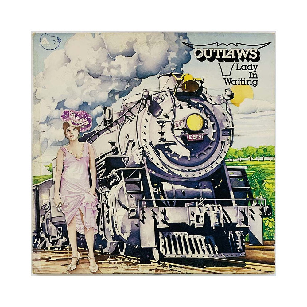 Outlaws LP Lady In Waiting  kansi VG+ levy EX- Käytetty LP