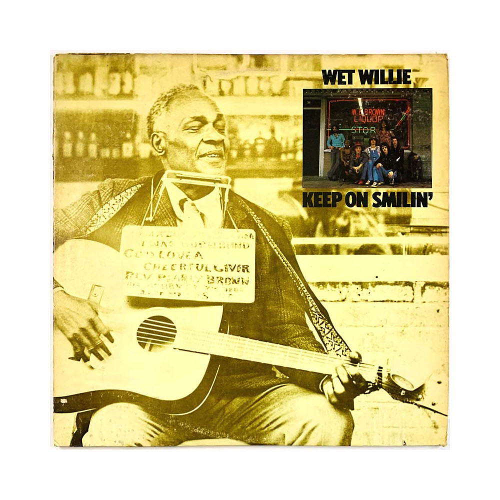 Wet Willie LP Keep on smilin’  kansi G+ levy EX- Käytetty LP