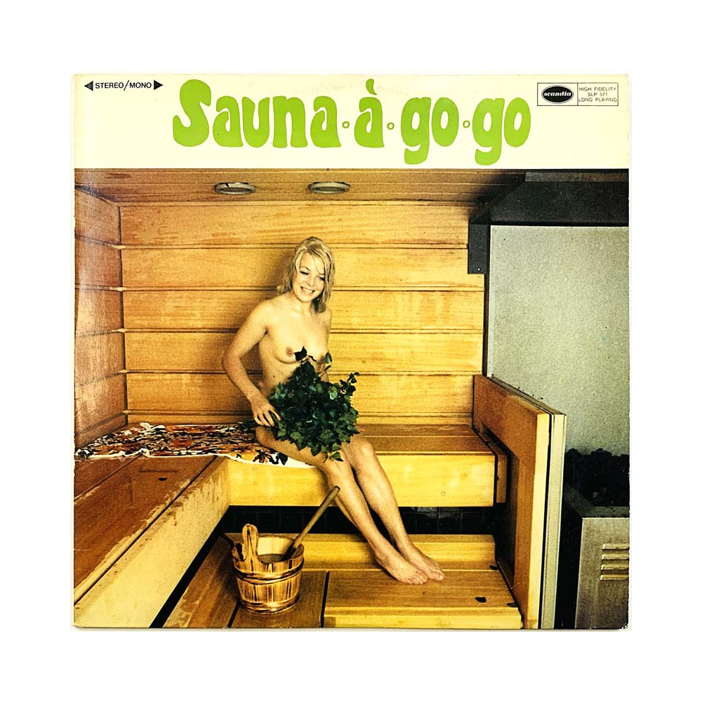 Jaakko Salo Orchestra LP Sauna-a-Go-Go  kansi EX- levy EX- Käytetty LP