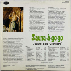 Jaakko Salo Orchestra LP Sauna-a-Go-Go  kansi EX- levy EX- Käytetty LP