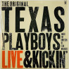 Original Texas Playboys LP Live & Kickin'  kansi EX levy EX Käytetty LP