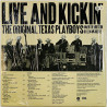 Original Texas Playboys LP Live & Kickin'  kansi EX levy EX Käytetty LP