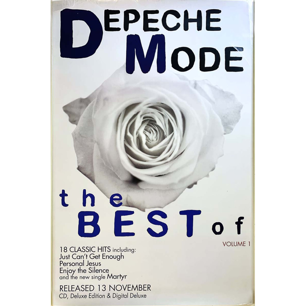 Depeche Mode - The best of vol.1 juliste Promojuliste 51cm x 76cm kunto EX JULISTE