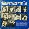 Finntrio, Markus, Markku aro ym. LP Toivekonsertti 41  kansi VG- levy VG Käytetty LP