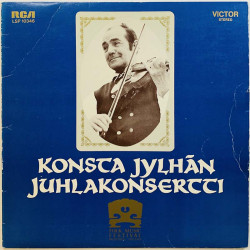 Konsta Jylhä LP Konsta Jylhän Juhlakonsertti  kansi VG levy VG Käytetty LP