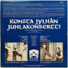 Konsta Jylhä LP Konsta Jylhän Juhlakonsertti  kansi VG levy VG Käytetty LP