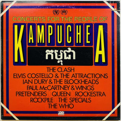 Queen, Clash, The Who ym. LP Concerts for the people of Kampuchea 2LP  kansi VG- levy EX Käytetty LP