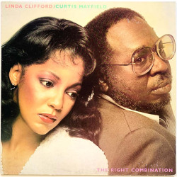 Mayfield Curtis / Linda Clifford LP The right combinations  kansi EX levy EX Käytetty LP