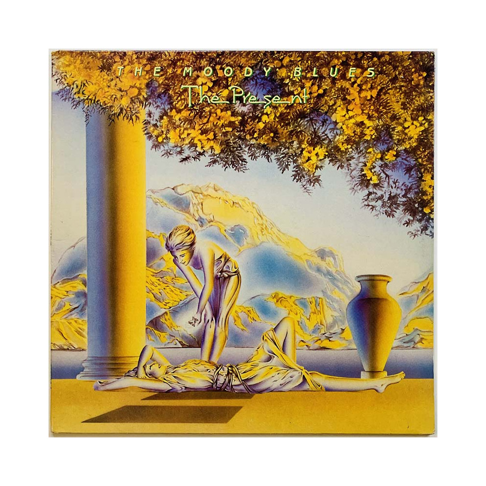 Moody Blues LP The Present  kansi EX- levy EX Käytetty LP
