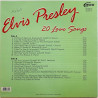 Elvis 1982 LP 6187111 20 Love Songs Begagnat LP