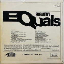 Equals LP Sensational Equals  kansi VG+ levy VG+ Käytetty LP