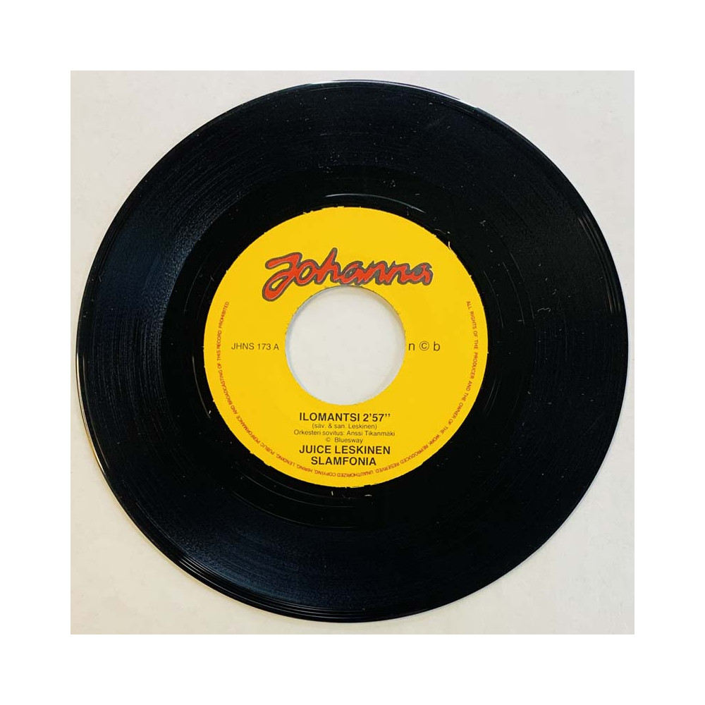 Juice Leskinen Slamfonia / Slam 1981 JHNS 173 Ilomantsi / Syys begagnad singelskiva