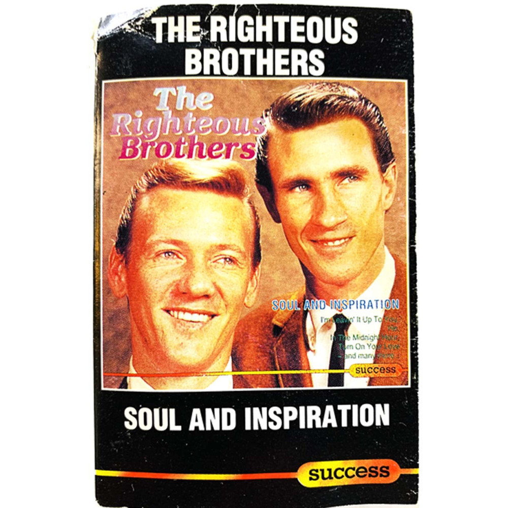 Righteous Brothers: Soul and inspiration kansipaperi VG , musiikkikasetin kunto EX käytetty kasetti