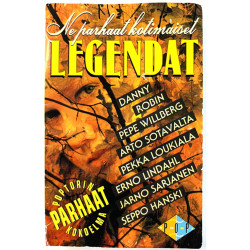 Jarno Sarjanen, Pekka Loukiala, Erno Lindahl ym.: Ne parhaat kotimaiset legendat kansipaperi VG , musiikkikasetin kunto EX käyte