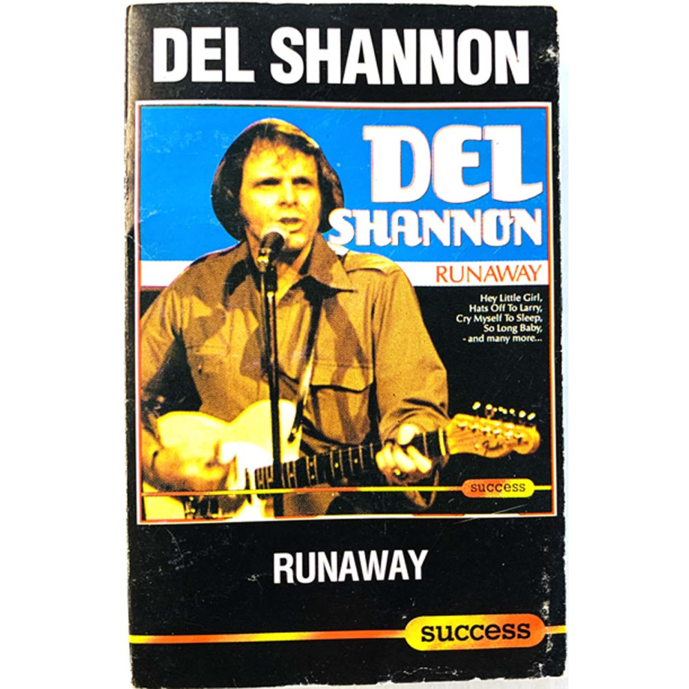 Del Shannon: Runaway kansipaperi VG , musiikkikasetin kunto EX käytetty kasetti