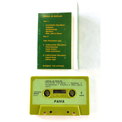 Nousiainen Tapio - Yrjö Jyrinkoski: Leipää ja suolaa, syntisten psalmeja kansipaperi EX , musiikkikasetin kunto EX kasetti