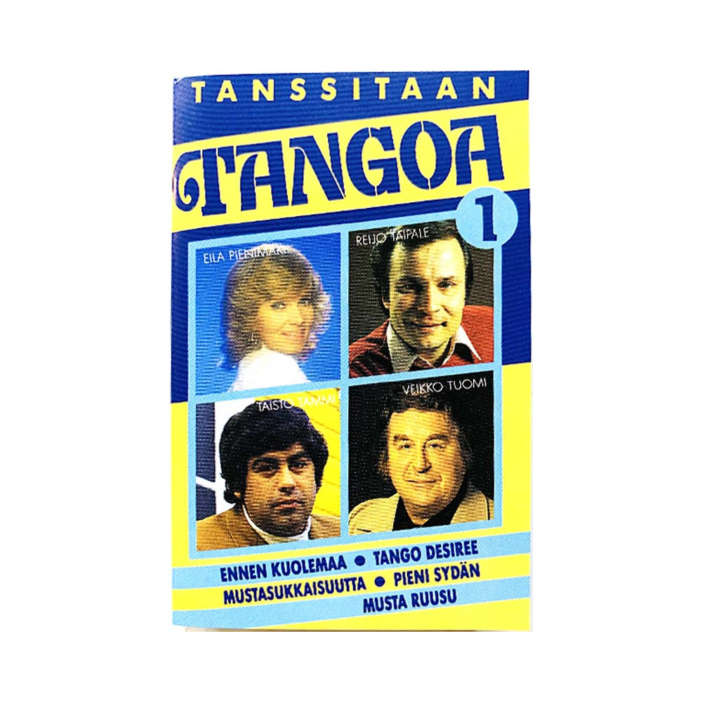 Kauko Simonen, Seppo Hanski ym. kasetti Tanssitaan tangoa 1  kansi EX levy EX kasetti