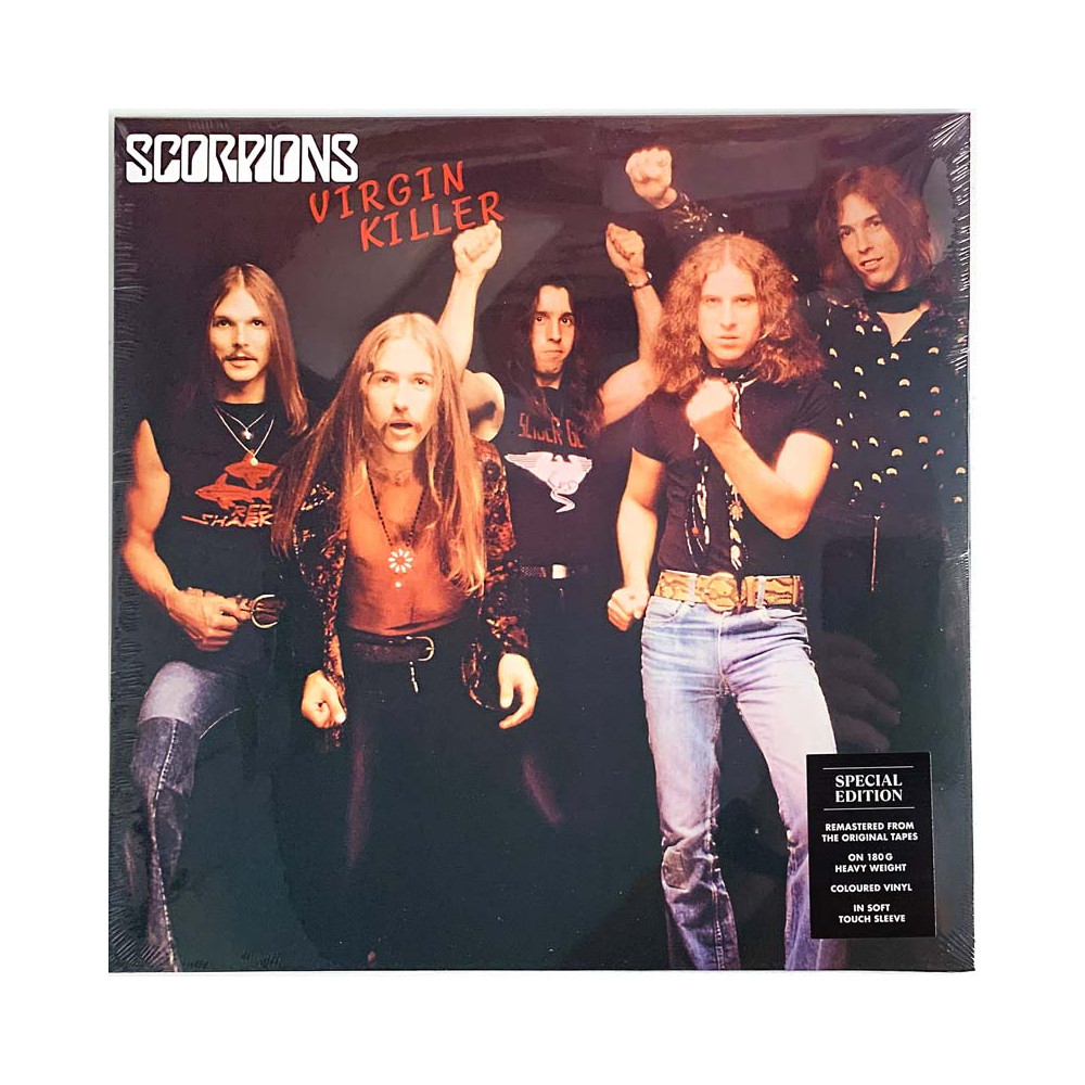 Scorpions Virgin Killer LP-levyt  /  uusi tuote 1976 BMG