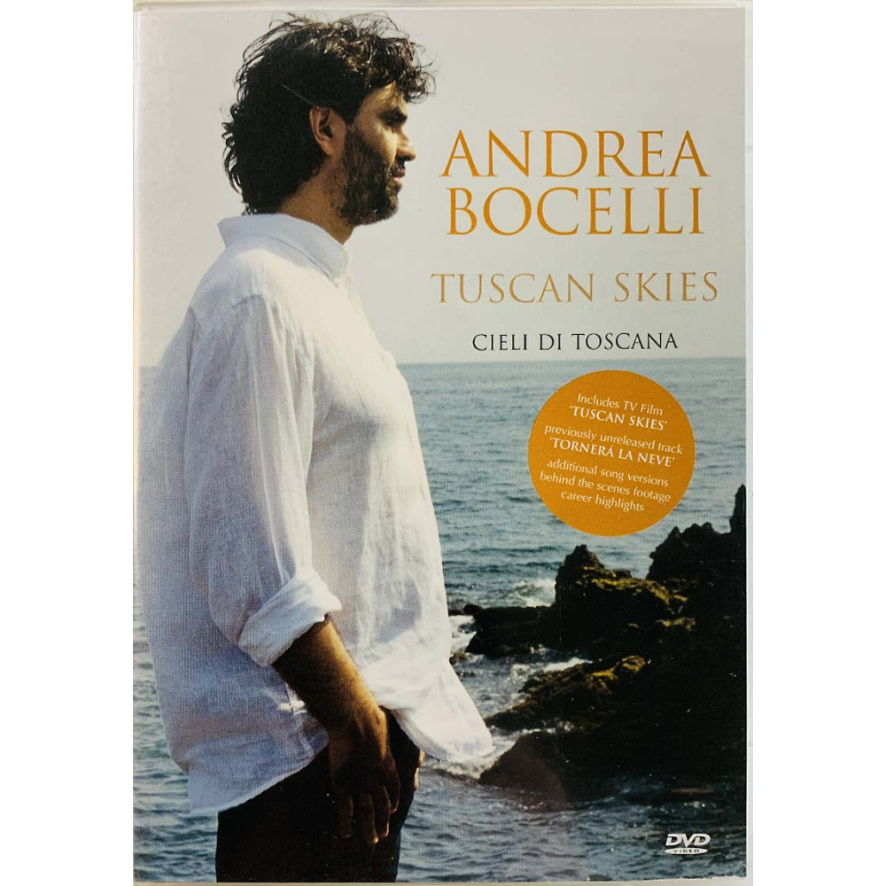 DVD - Bocelli Andrea 2001 589-244-9, Tuscan skies cheli de Toscana DVD Begagnat
