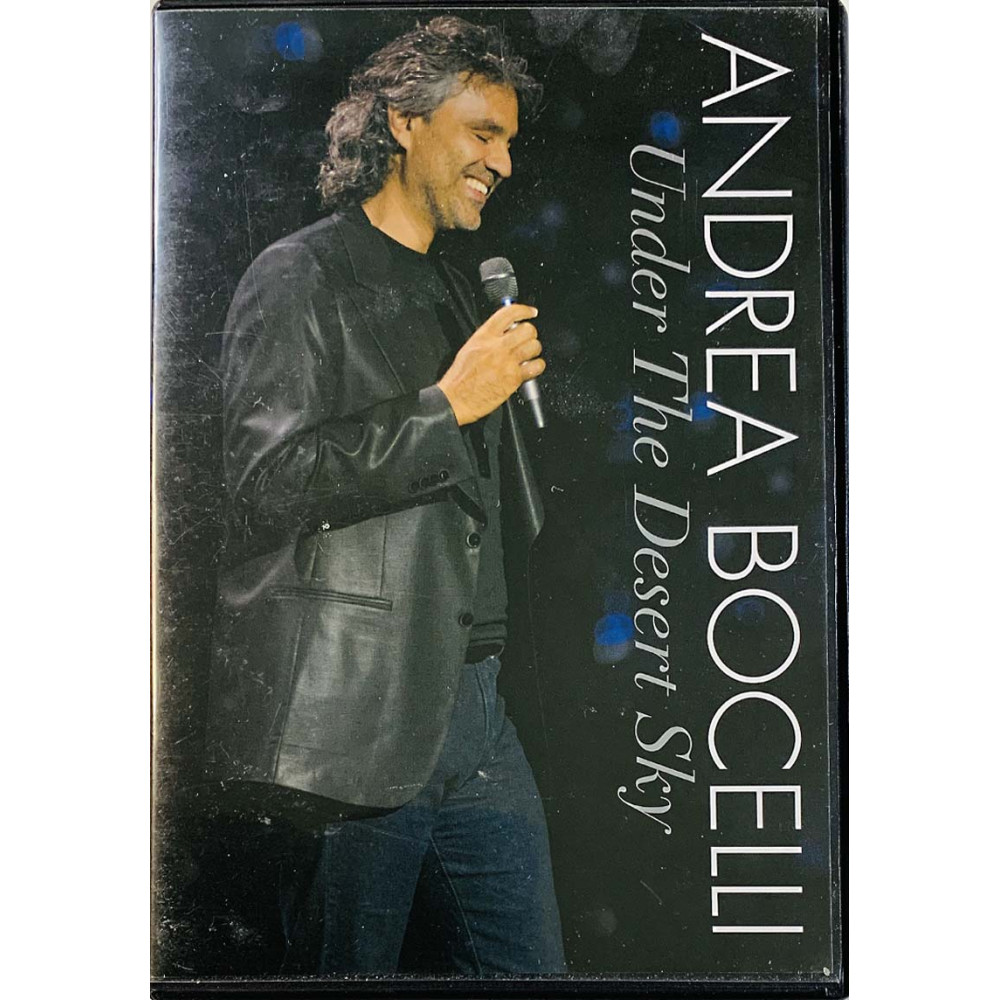 DVD - Bocelli Andrea DVD Under the desert sky  kansi EX levy EX DVD