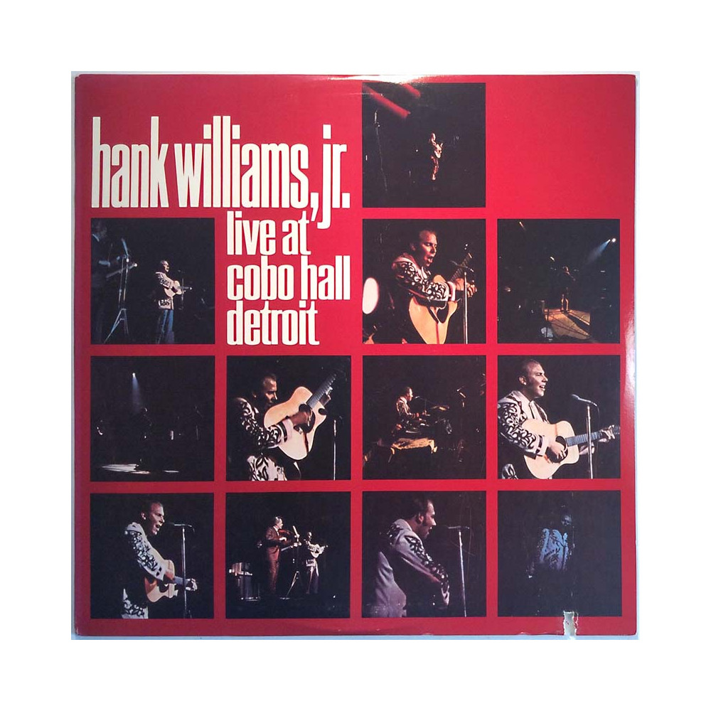 Williams Hank Jr. 1969 811 902-1 Y-1 Live At Cobo Hall Detroit Begagnat LP