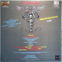 Doc Holliday LP Song For The Outlaw, Live  kansi EX levy EX Käytetty LP