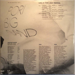 Pori Big Band 1976 PJPLP 1 Live At Pori Jazz Festival 76 Begagnat LP