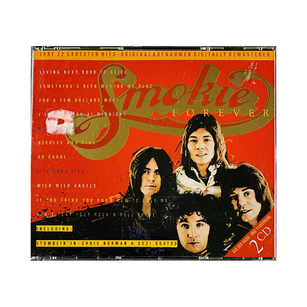 Smokie CD Smokie Forever 2cd  kansi EX levy EX Käytetty CD
