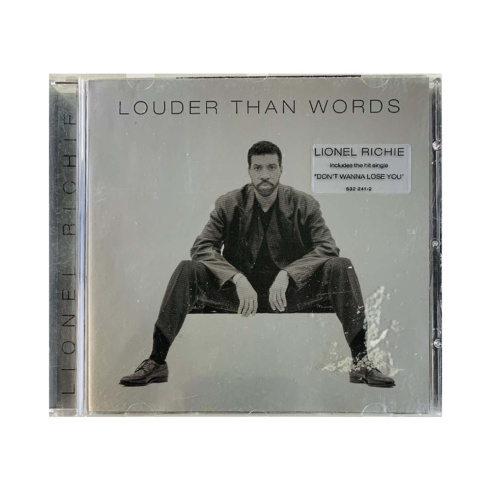 Richie Lionel CD Louder Than Words  kansi EX- levy EX Käytetty CD