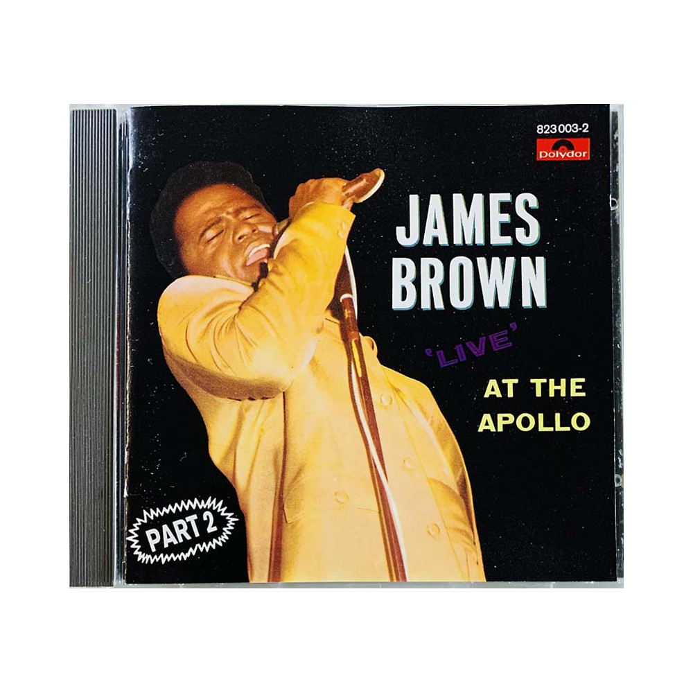 Brown James CD Live At Apollo, Part 2  kansi EX levy EX- Käytetty CD