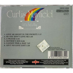 Mayfield Curtis CD Got To Find A Way  kansi EX levy EX Käytetty CD