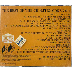 Chi-Lites CD The Best Of  kansi VG levy EX Käytetty CD