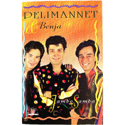 Pelimannet & Benja: Jambo Samba kansipaperi EX , musiikkikasetin kunto EX kasetti