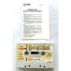 Sari Anneli: Kasvot kertoo kaiken kansipaperi EX- , musiikkikasetin kunto EX kasetti