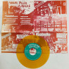 Bastards single 7” kuvakannella Maailma palaa ja kuolee - yellow vinyl  kansi EX- levy EX- vinyylisingle