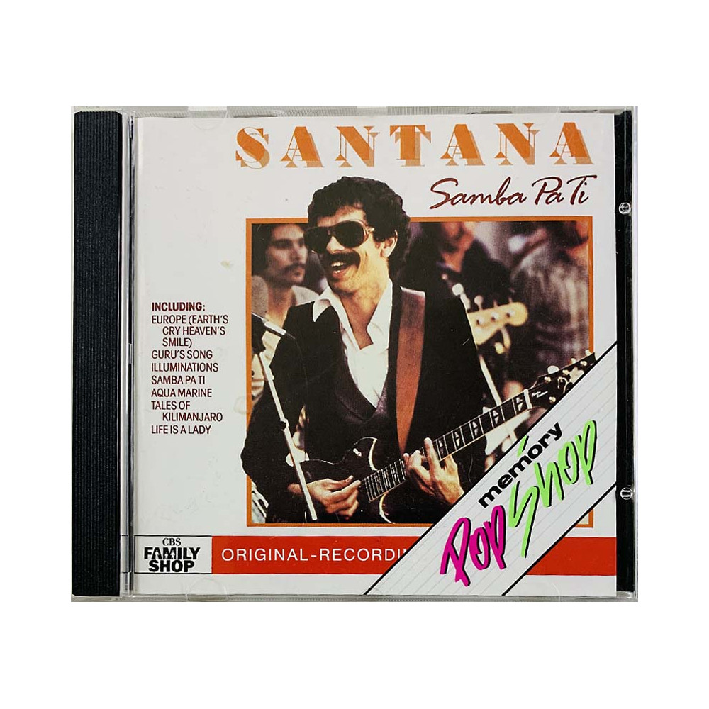 Santana CD Samba Pa Ti  kansi EX levy VG+ Käytetty CD