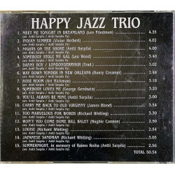 Happy Jazz Trio CD Meet me tonight in dreamland  kansi EX- levy VG- Käytetty CD