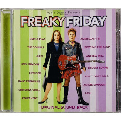 Lindsay Lohan, Joey Ramone, Donnas ym. CD Freaky Friday - Original Soundtrack  kansi EX levy EX Käytetty CD