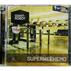 Giant Robot CD Superweekend 2CD  kansi EX levy EX Käytetty CD