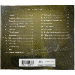 Canto Finlandia CD Canto Finlandia II  kansi EX levy EX Käytetty CD
