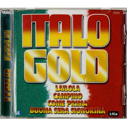 Toto Cutugno, Drupi, Omar ym. CD Italo Gold  kansi EX- levy EX- Käytetty CD