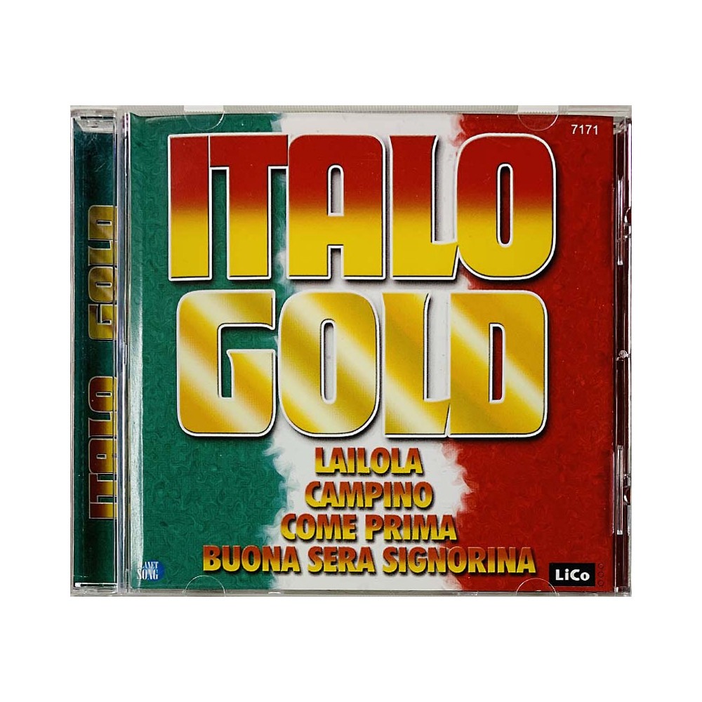 Toto Cutugno, Drupi, Omar ym. CD Italo Gold  kansi EX- levy EX- Käytetty CD