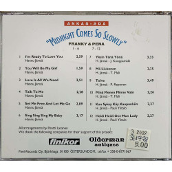 Franky & Pena CD Midnight Comes So Slowly  kansi EX levy EX Käytetty CD