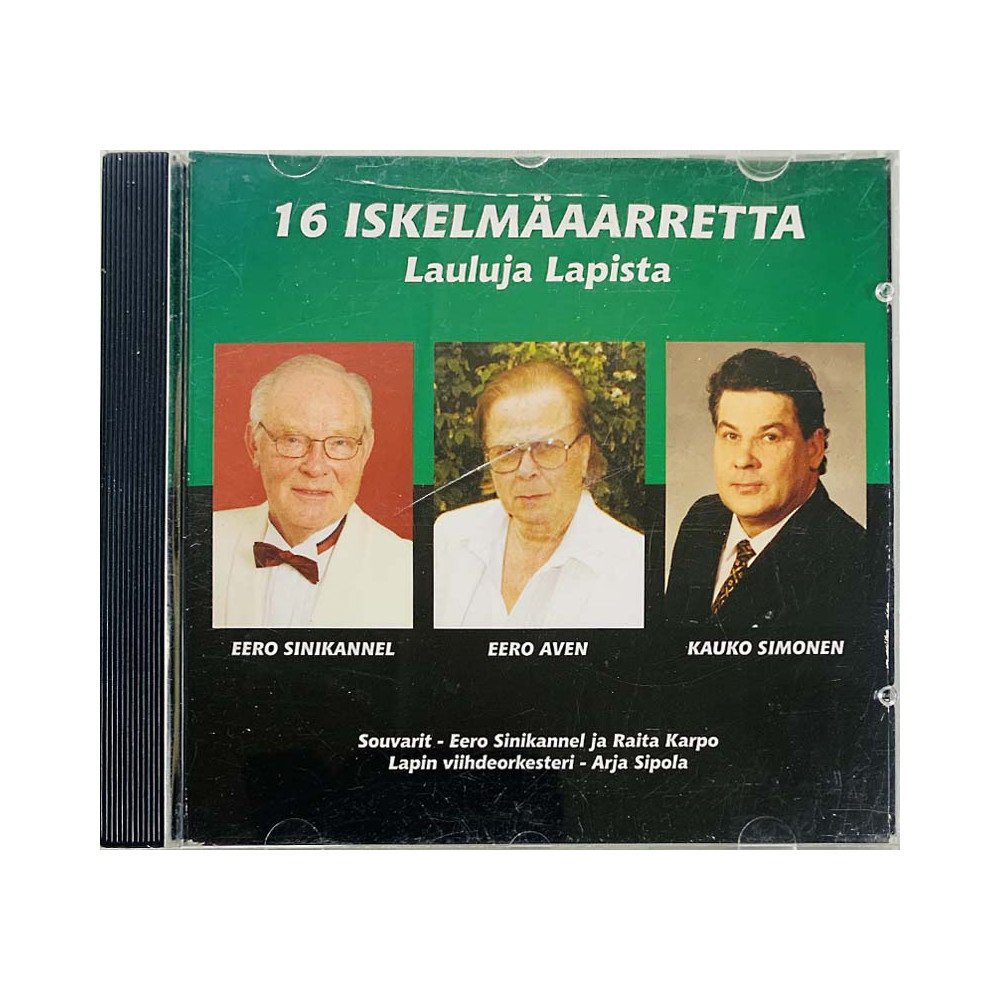 Kauko Simonen, Eero Aven, Eero Sinikannel 2007 VLCD 2119 16 Iskelmäaarretta lauluja lapista CD Begagnat
