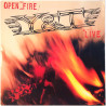 Y & T LP Open Fire  kansi EX levy EX Käytetty LP