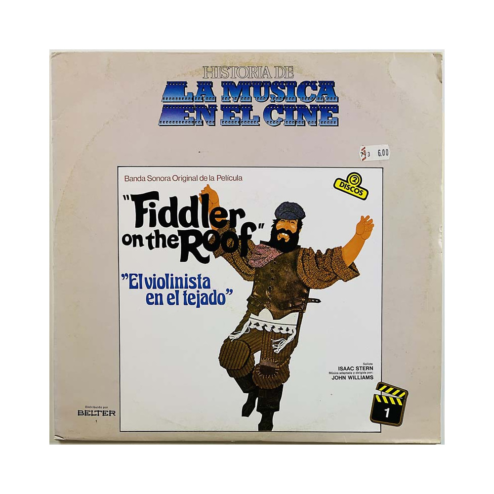John Williams, Isaac Stern  LP Fiddler on the Roof 2LP  kansi VG levy EX Käytetty LP