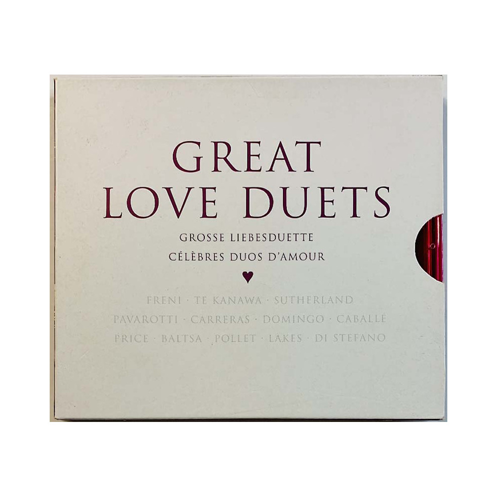 Jose Carreras, Domingo, Montserrat Caballe 1963-1994 455 640-2 Great Love Duets CD Begagnat