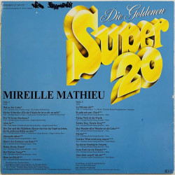Mathieu Mireille LP Die goldenen Super 20  kansi VG- levy VG+ Käytetty LP