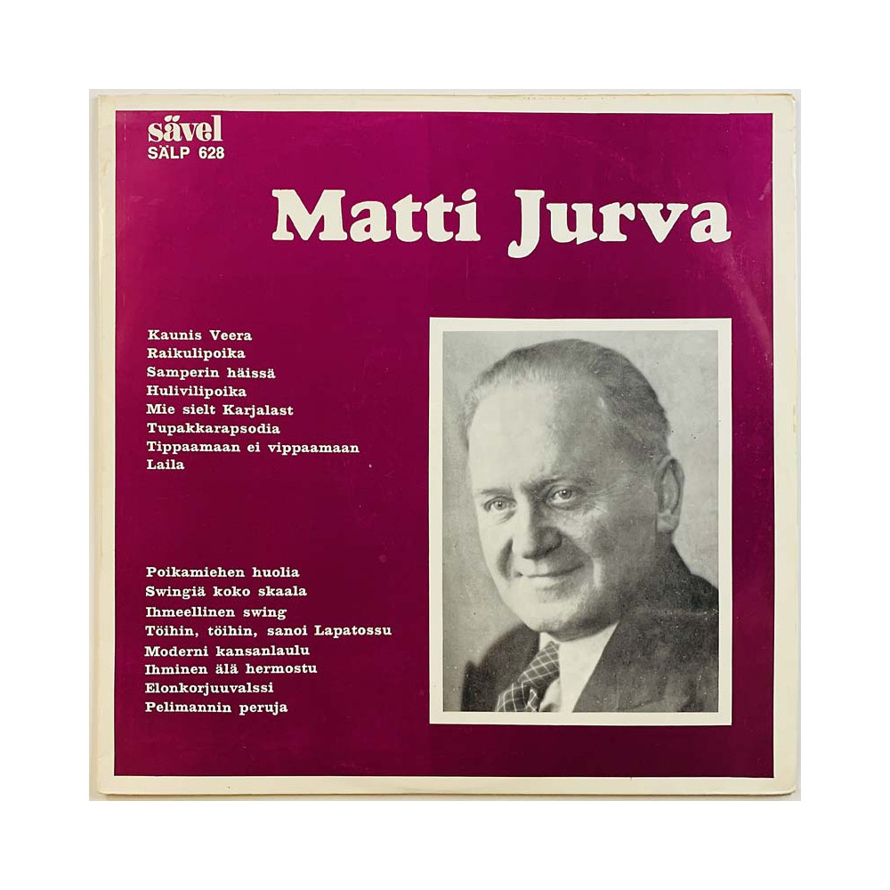 Jurva Matti LP Matti Jurva  kansi VG+ levy VG+ Käytetty LP