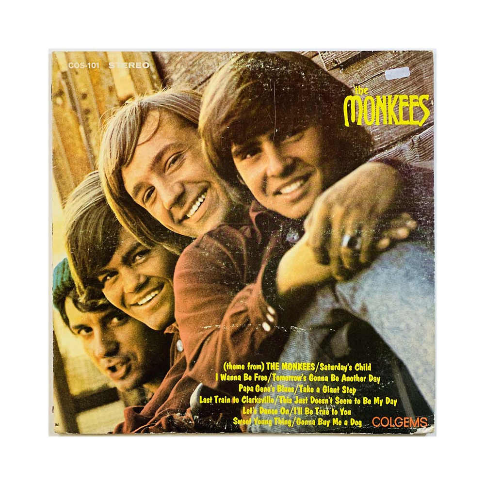 Monkees LP The Monkees  kansi G+ levy VG- Käytetty LP